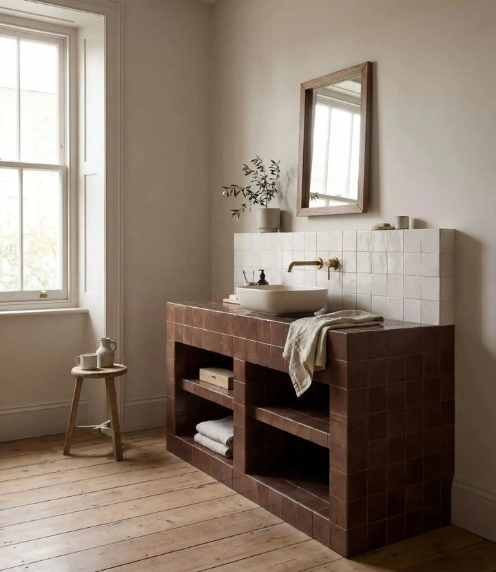 zellige muse cotton 10 x 10cm zellige tiles