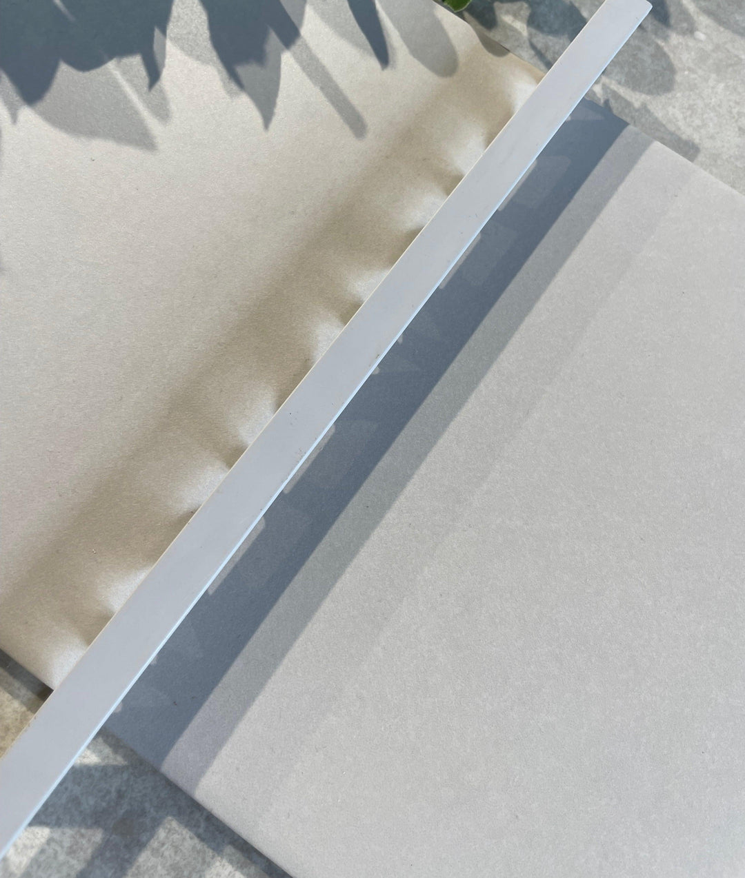 10mm Whisper Grey PVC Square Edge Trim - 2.5M length