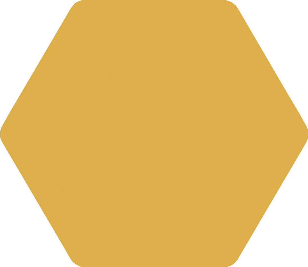 Hexagon Palette Mustard 25.8cm x 29cm
