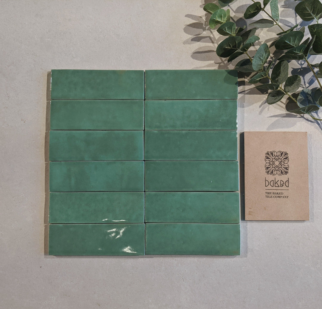 Marrakesh Brick Mint Gloss 5cm x 15cm