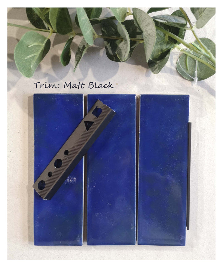 Marrakesh Brick Blue Gloss 5cm x 15cm